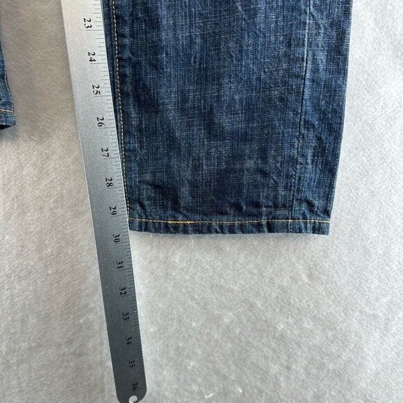 LEVI'S Red Collection Jeans Mens 31 x 30 Skinny Dark Washed Denim Cotton Blue - Picture 12 of 12